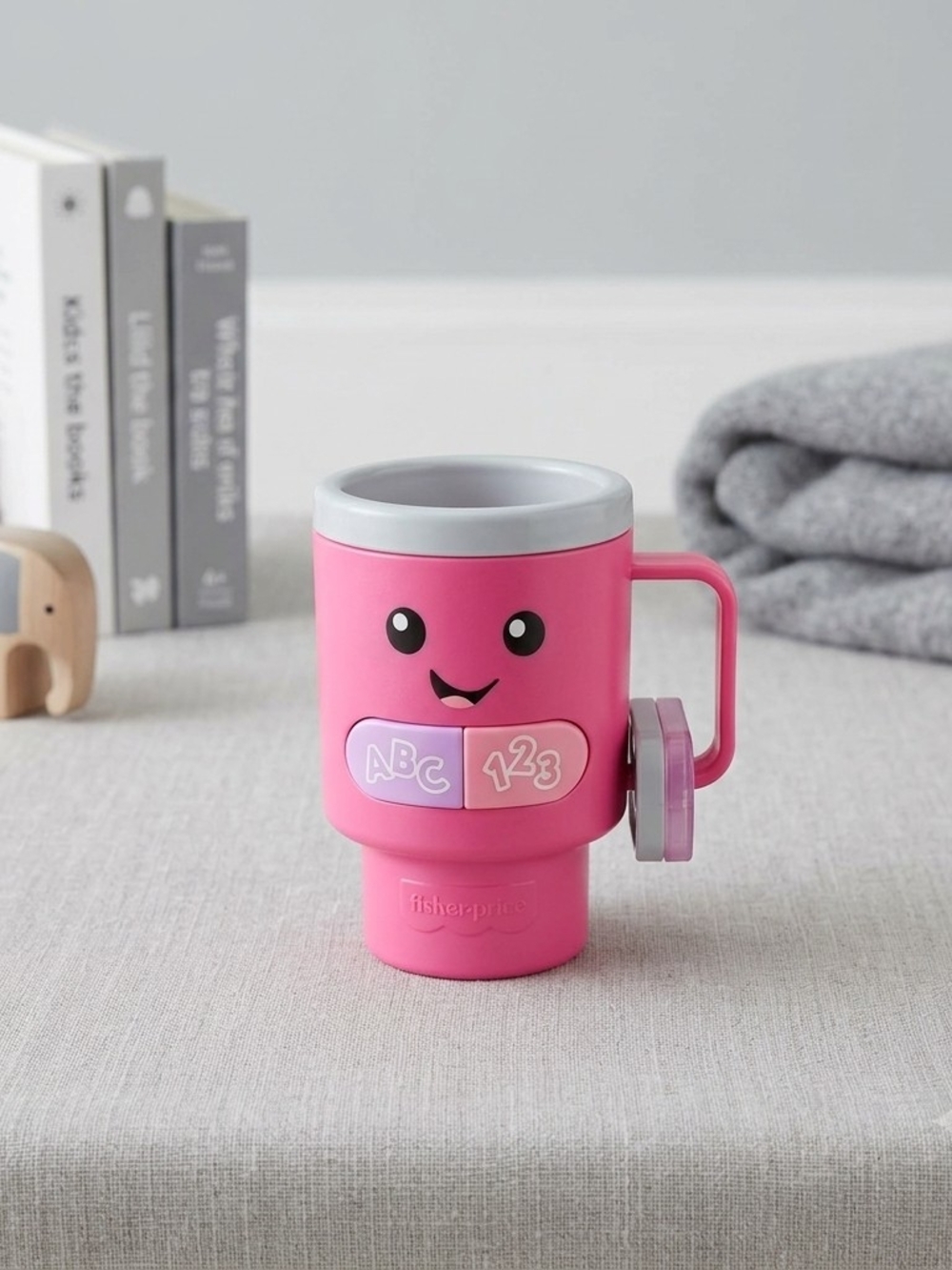 Fisher-Price Pink Smiley ABC 123 Learning Cup